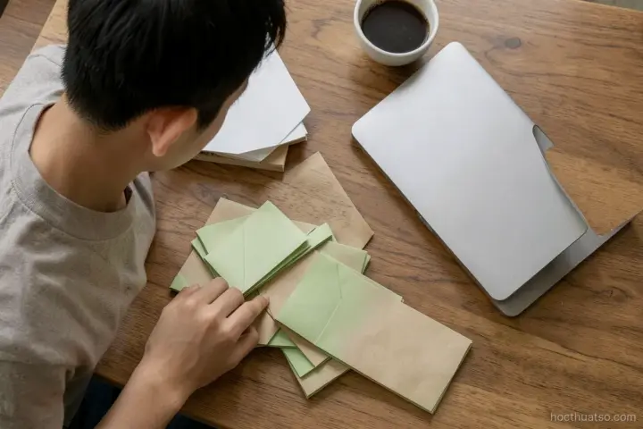 Bản ẩn danh, trang tiêu đề, tệp bổ sung: chuẩn bị bộ tệp nộp bài