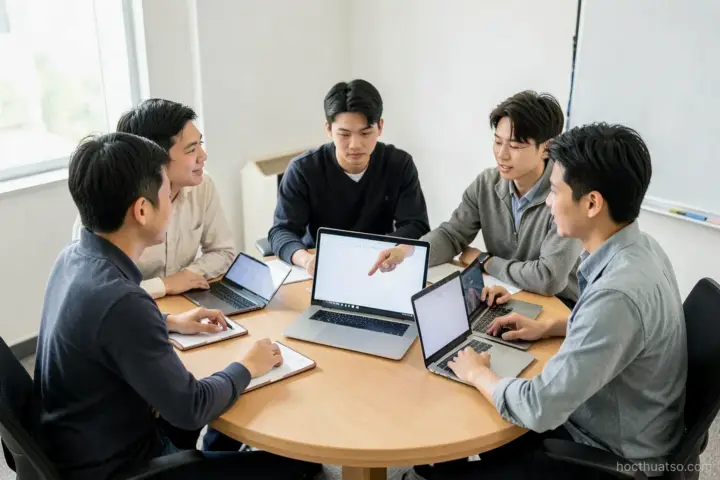 GitHub cho nhóm nghiên cứu: kho riêng, nhánh, yêu cầu gộp, phân quyền
