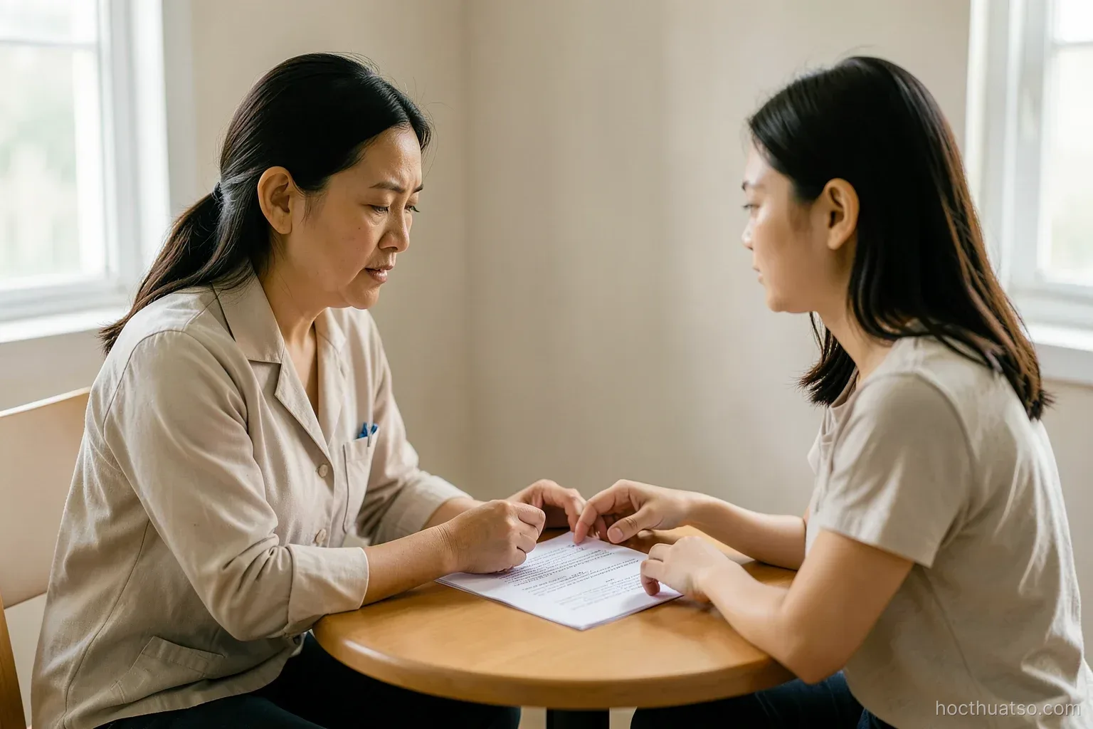 Trang đồng thuận và bảo vệ người trả lời trong bảng hỏi trực tuyến